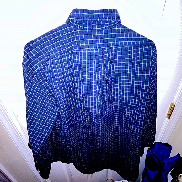Blue Striped Ralph Lauren Polo Shirt! Men’s Large! - Picture 2 of 3